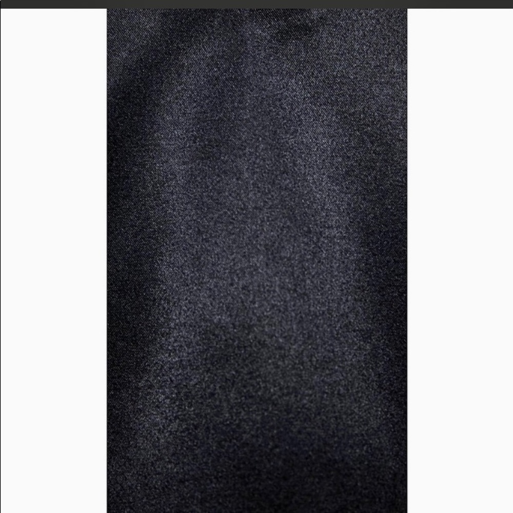 NWT ZARA black satin spaghetti strap top large - Picture 4 of 5